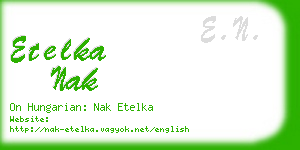 etelka nak business card